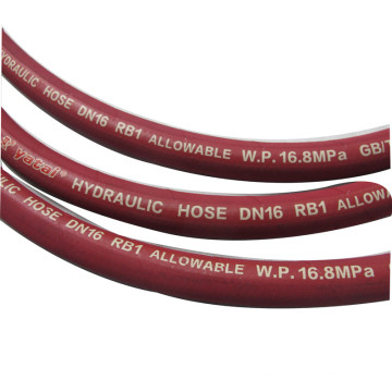 Working Pressure 180bar Size I.D 3/8" Heat-Resistant Oil Hose